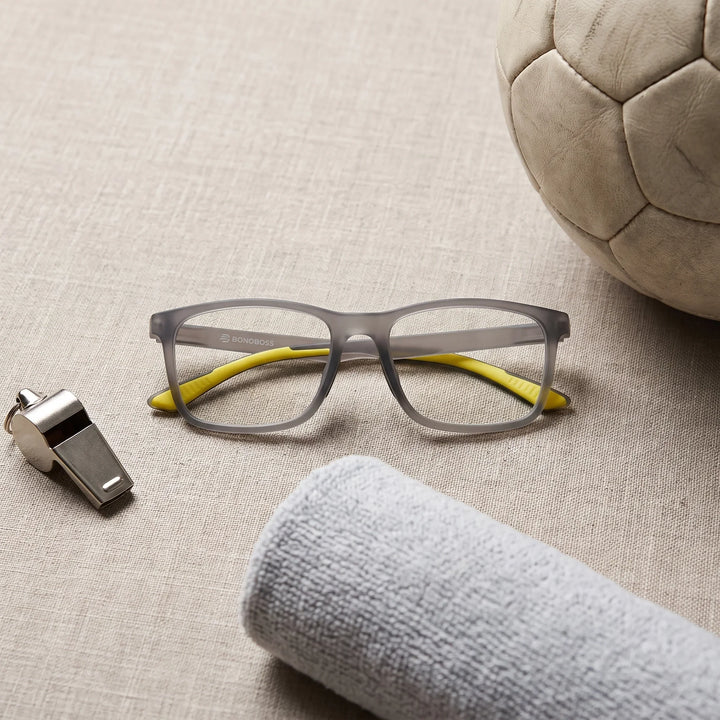 Lentes ópticos deportivos Bonoboss Phelps Verde flatlay deporte #color_verde