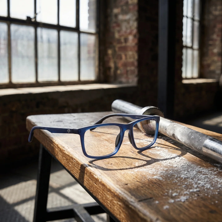 Lentes ópticos deportivos Bonoboss Phelps Azul gym banca #color_azul