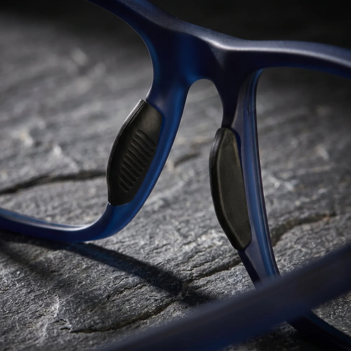 Lentes ópticos deportivos Bonoboss Phelps Azul detalle nariz interna #editorial_grip_nariz #color_azul