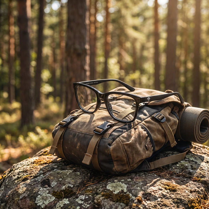 Lentes ópticos deportivos Bonoboss Comaneci Negro cerro mochila #editorial_sustentabilidad #color_negro