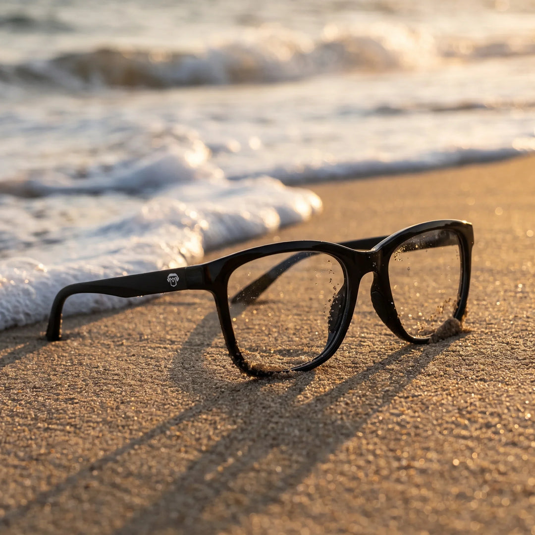 Lentes ópticos deportivos Bonoboss Comaneci Negro surf playa #color_negro