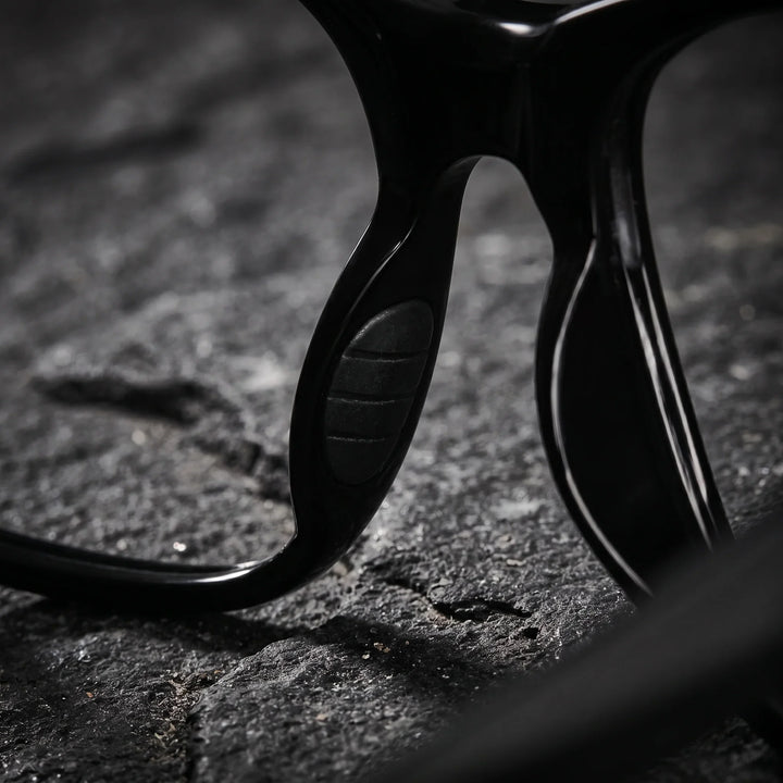 Lentes ópticos deportivos Bonoboss Comaneci Negro detalle nariz interna #editorial_grip_nariz #color_negro
