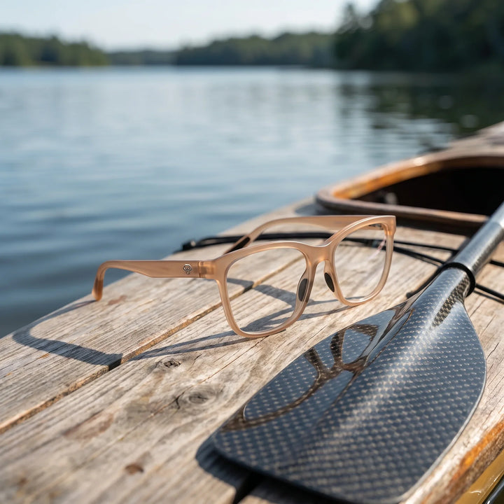 Lentes ópticos deportivos Bonoboss Comaneci Champagne kayak remo #color_champagne