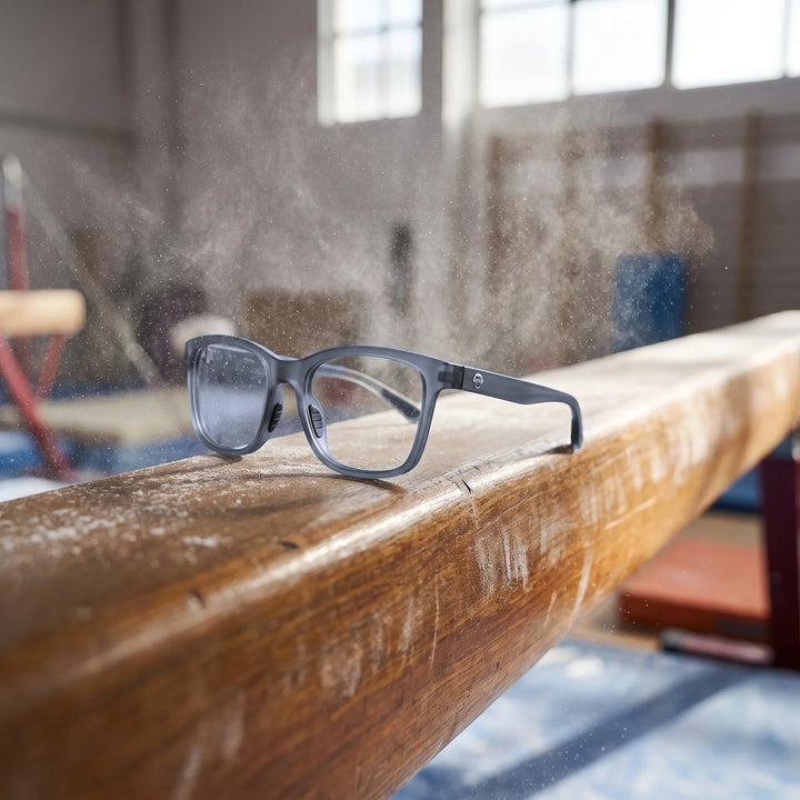 Lentes ópticos deportivos Bonoboss Comaneci Azul gimnasia barra #color_azul