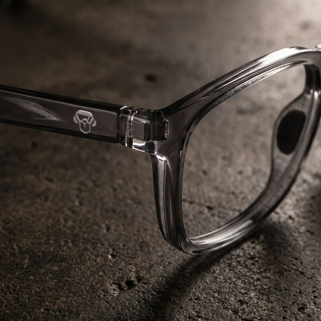 Lentes ópticos deportivos Bonoboss Comaneci Transparente detalle canto frente #color_transparente