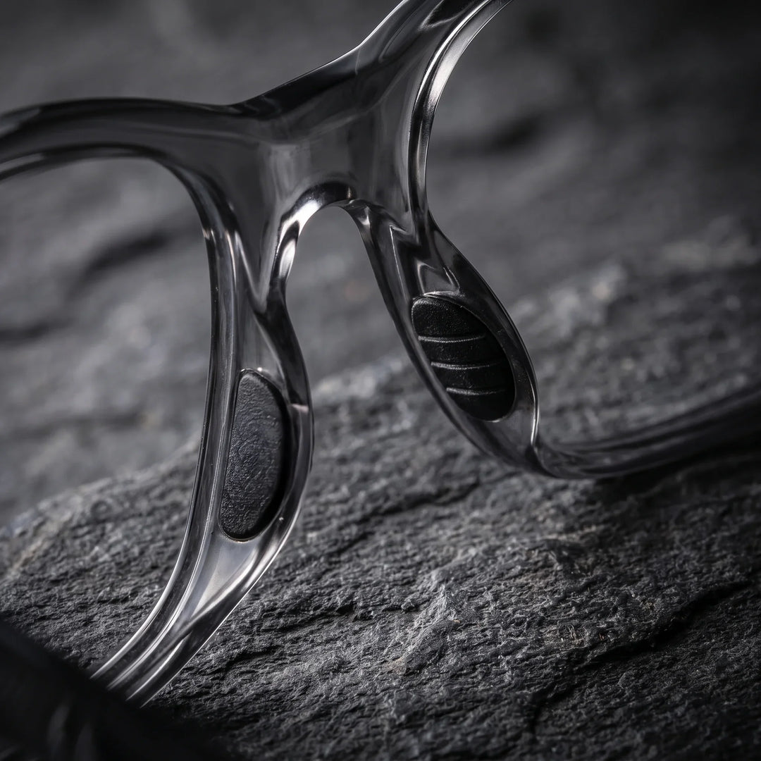 Lentes ópticos deportivos Bonoboss Comaneci Transparente detalle nariz interna #editorial_grip_nariz #color_transparente