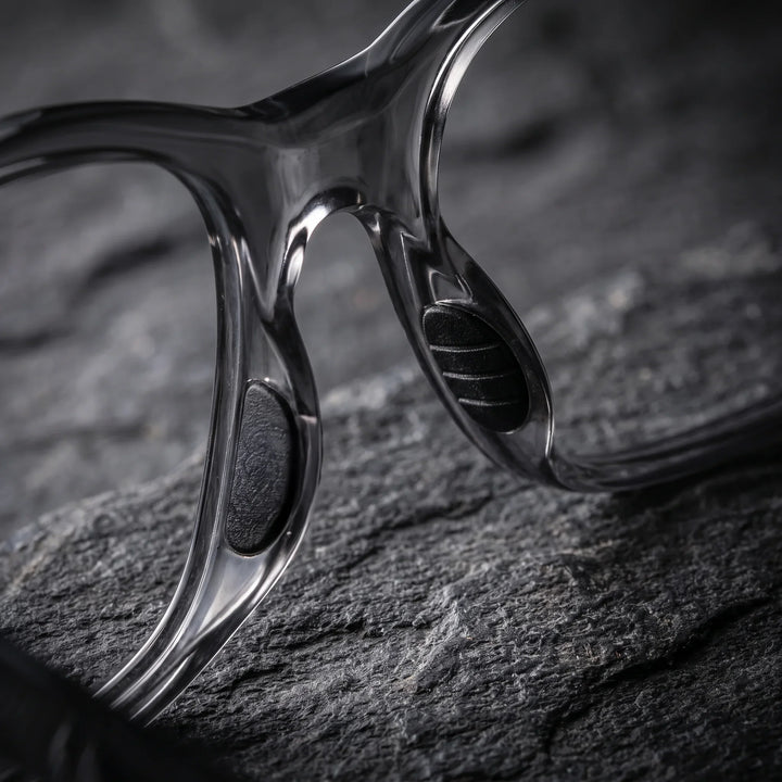 Lentes ópticos deportivos Bonoboss Comaneci Transparente detalle nariz interna #editorial_grip_nariz #color_transparente