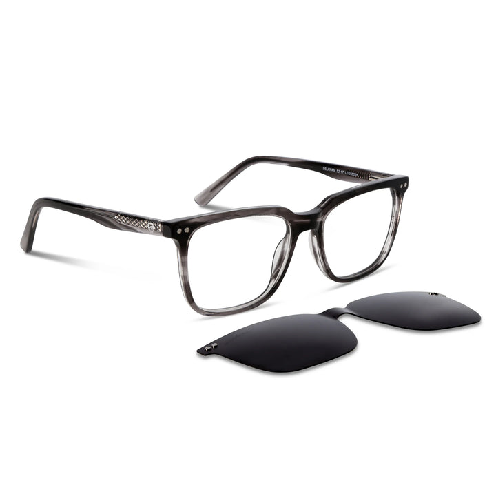 Lentes ópticos Selknam Clip Sol Gris #color_gris