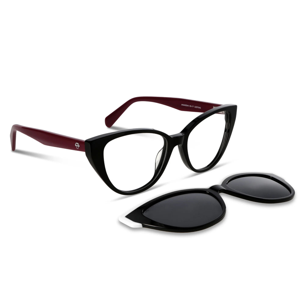 Lentes ópticos Anakena Clip Sol Rojo #color_rojo