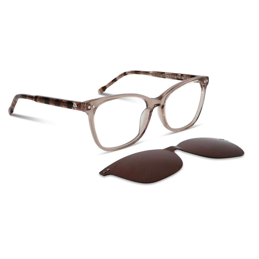 Lentes ópticos Demi Clip Sol Champagne #color_champagne