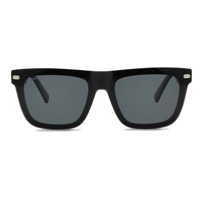 anteojos gafas opticas lentes armazones clip sol polarizado plastico acetato sustentable reciclado xl extra grande con receta moda hombre mujer cara redonda grande #color_negro