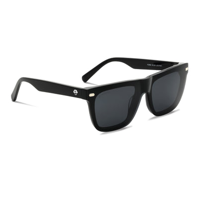 anteojos gafas opticas lentes armazones clip sol polarizado plastico acetato sustentable reciclado xl extra grande con receta moda hombre mujer cara redonda grande #color_negro