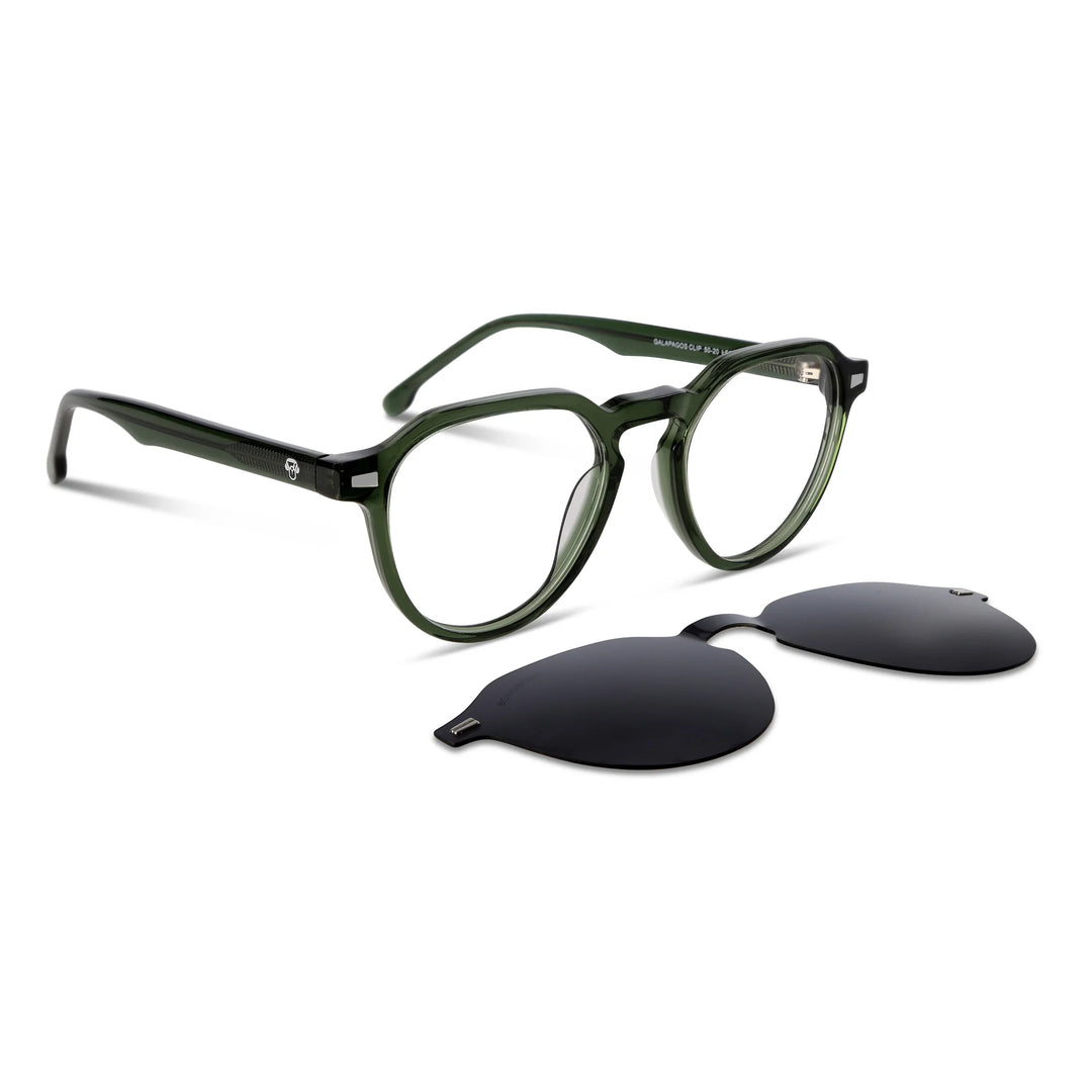Lentes ópticos Galápagos Clip Sol Verde #color_verde