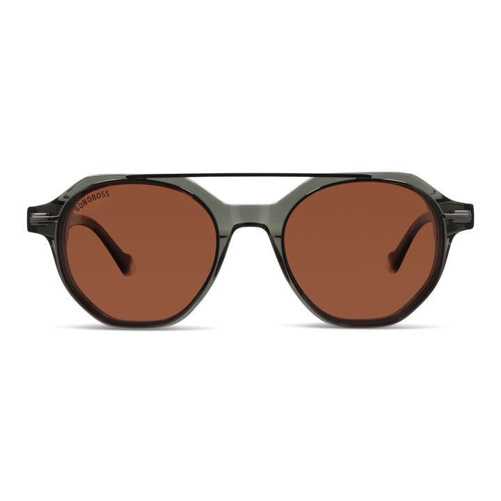 anteojos lentes opticos con clip de sol polarizado para hombre y mujer exclusivos con y sin receta filtro azul amarillo #color_verde