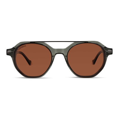 anteojos lentes opticos con clip de sol polarizado para hombre y mujer exclusivos con y sin receta filtro azul amarillo #color_verde