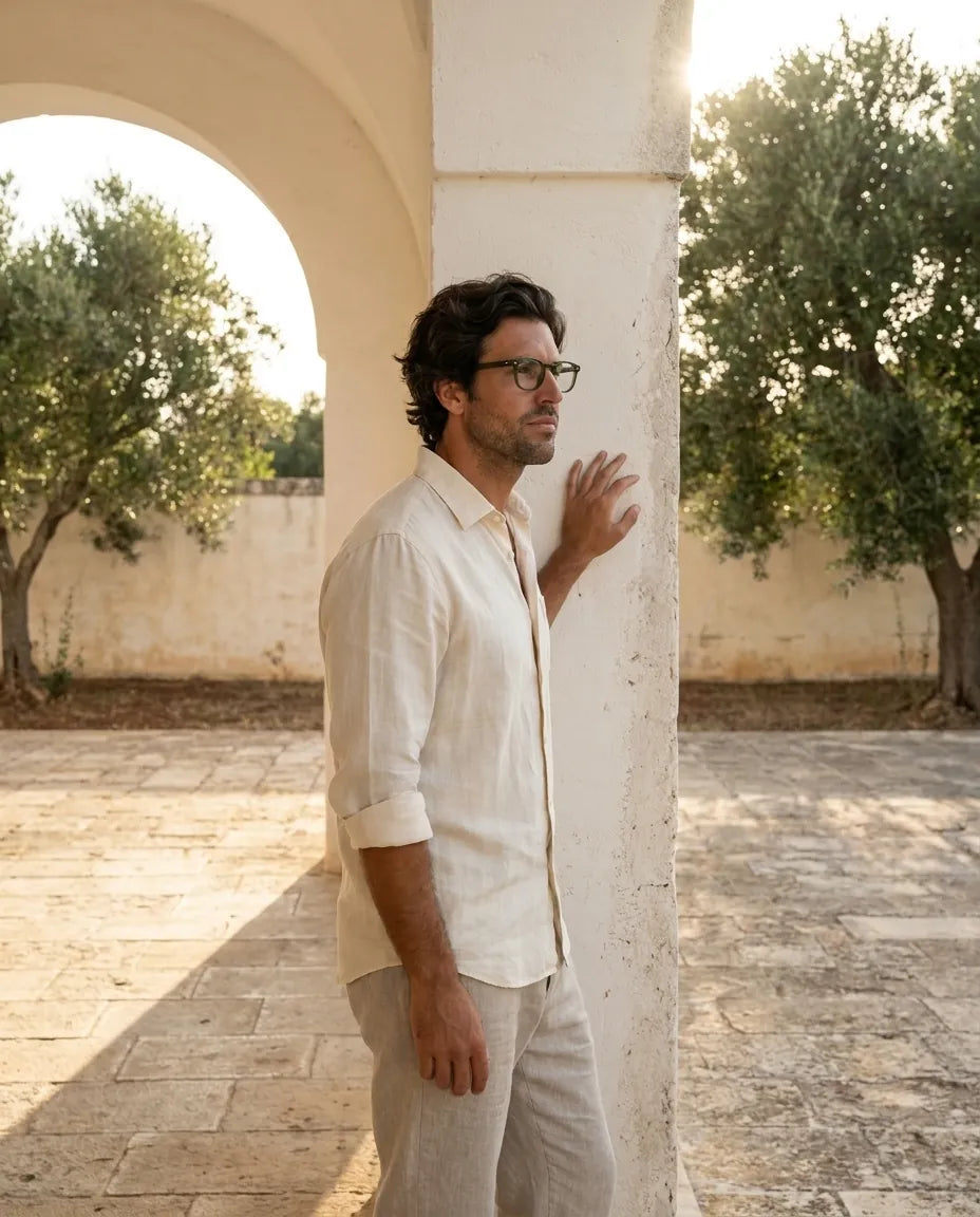 Bonoboss Jhonny Deep Clip Sol Verde - bio-acetato sustentable olivo lino natural #editorial_sustentabilidad #color_verde