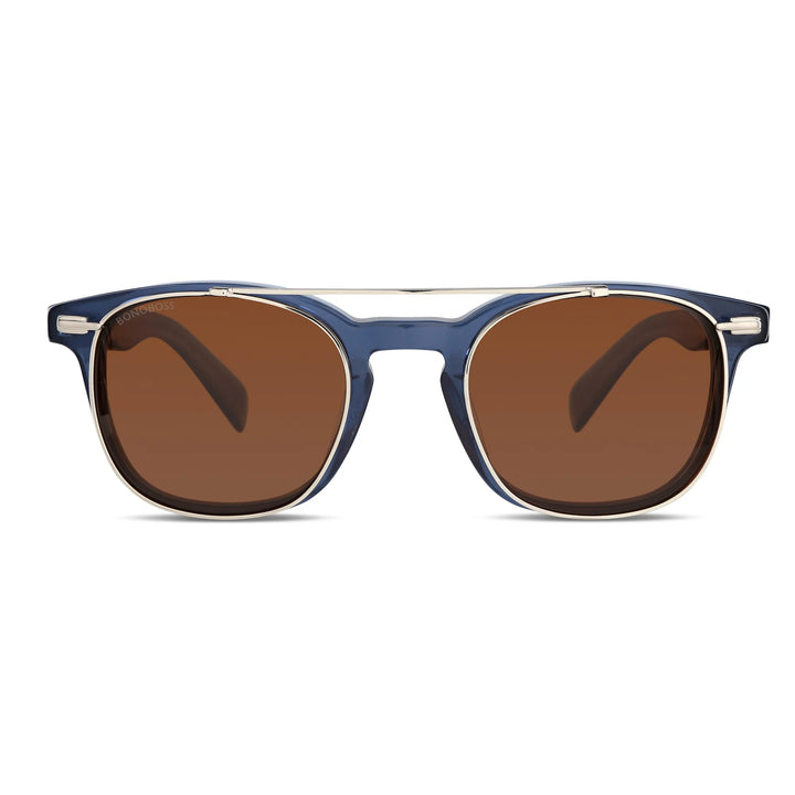 Lentes ópticos Jhonny Deep Clip Sol Azul #color_azul