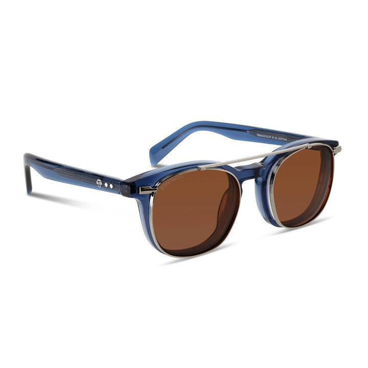 Lentes ópticos Jhonny Deep Clip Sol Azul #color_azul