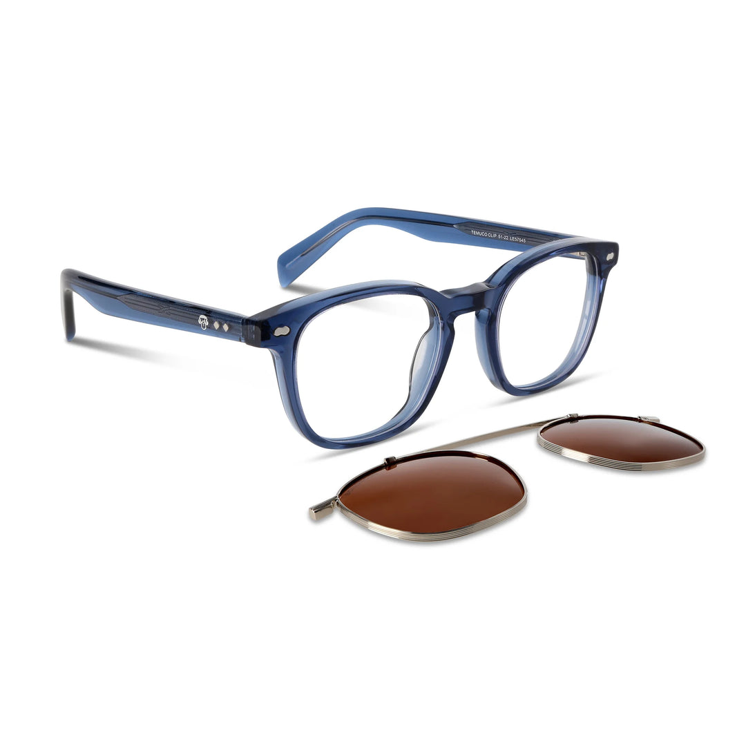 Lentes ópticos Jhonny Deep Clip Sol Azul #color_azul