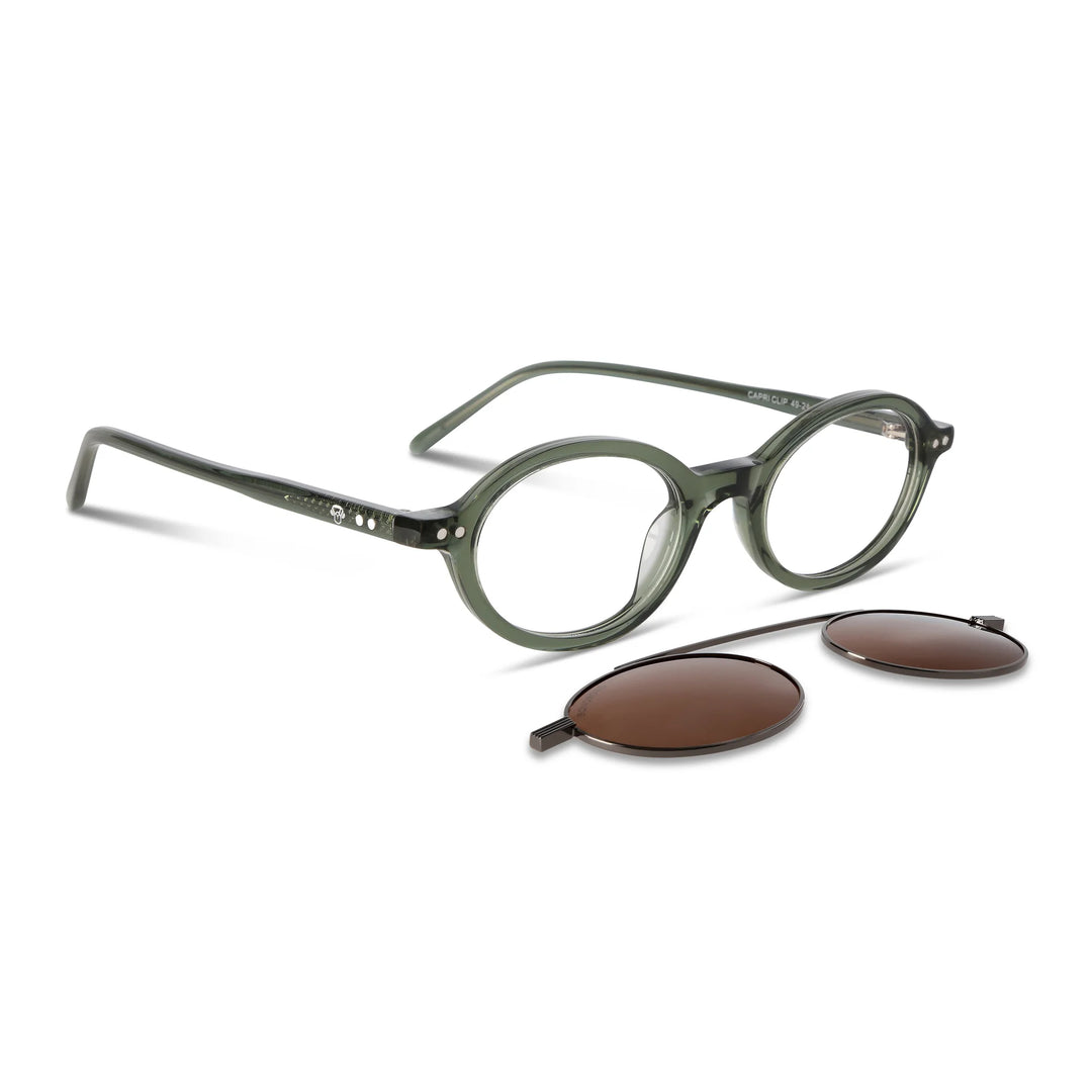 Lentes ópticos Capri Clip Sol Verde #color_verde