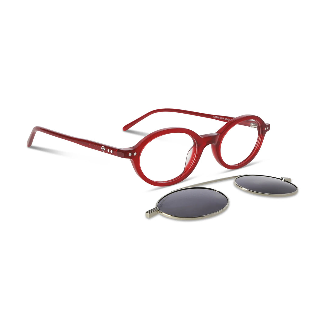 Lentes ópticos Capri Clip Sol Rojo #color_rojo