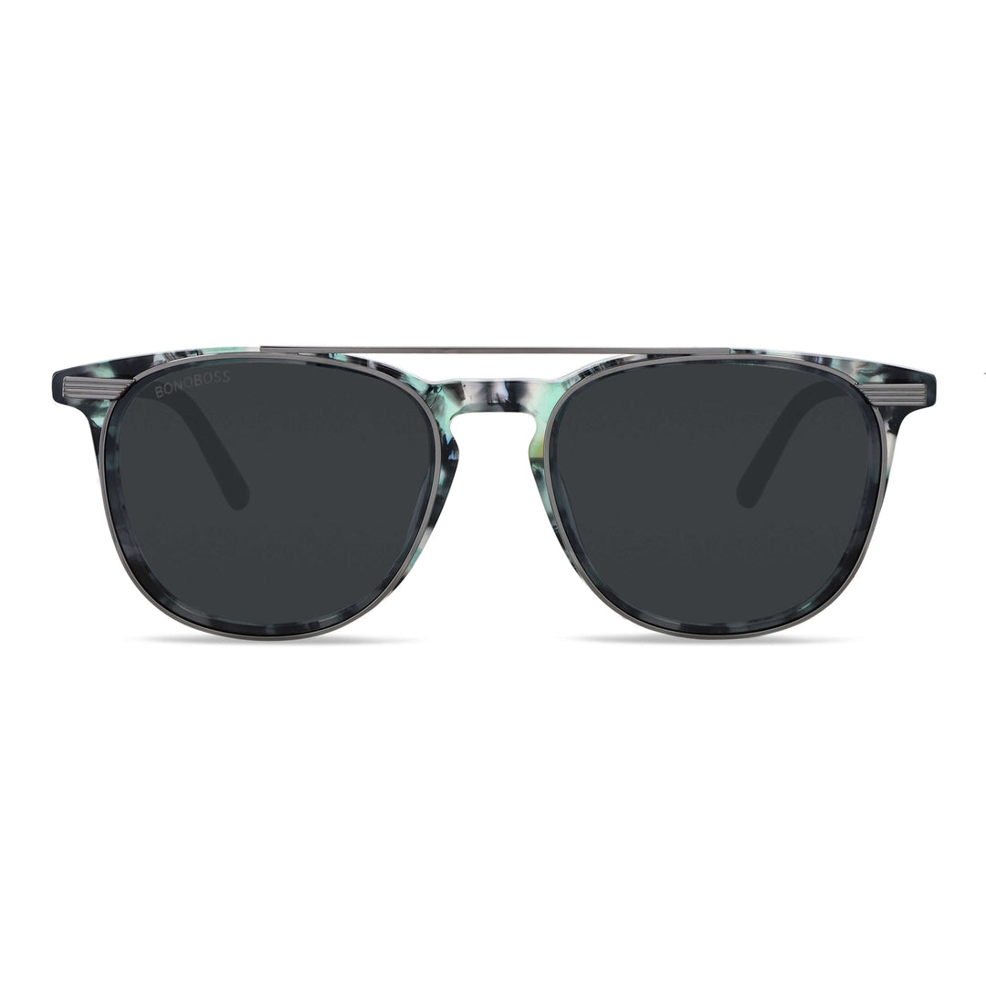 lentes opticos redondos para hombre y mujer con clip de sol polarizado marca bonoboss sustentable mayorista de opticas #color_camo