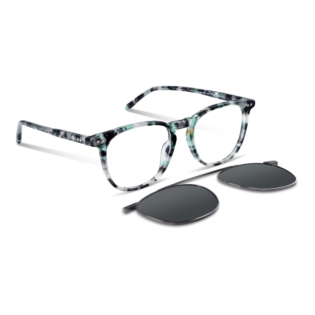 lentes opticos redondos para hombre y mujer con clip de sol polarizado marca bonoboss sustentable mayorista de opticas #color_camo