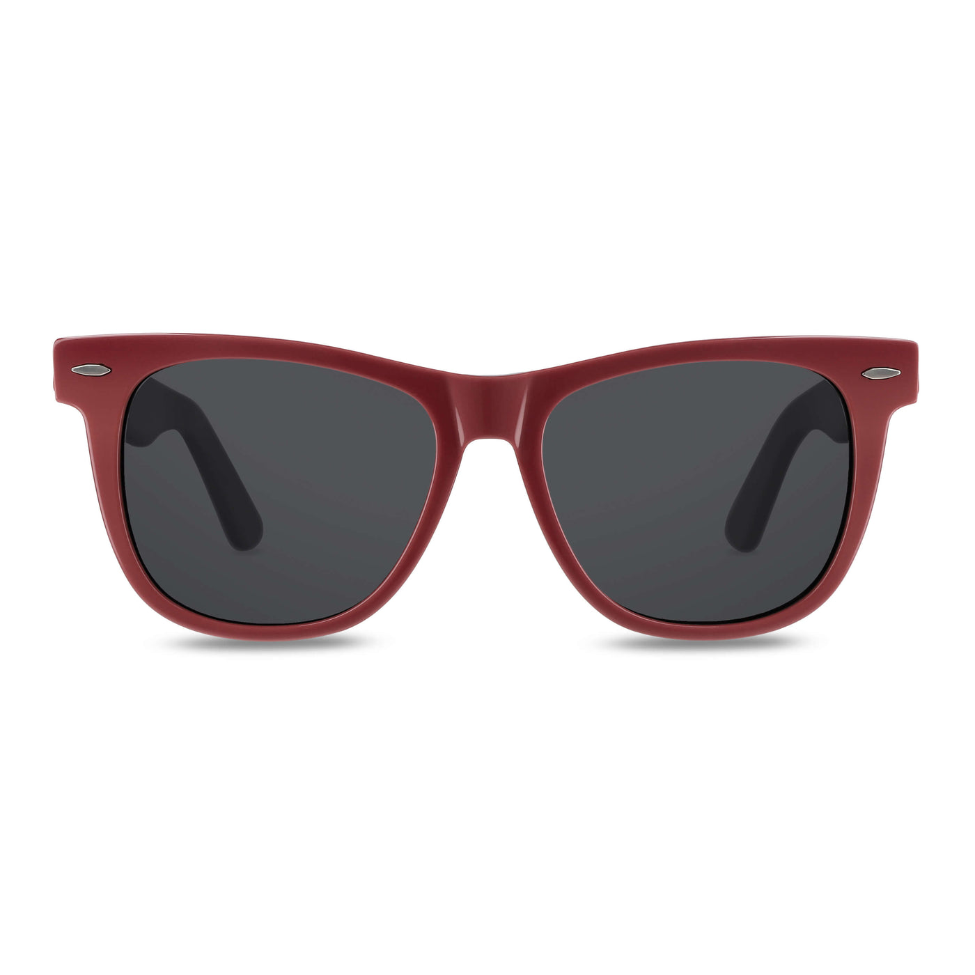 anteojos de sol de color rojo polarizados grandes xl para hombre y mujer de cara cuadrada con o sin receta óptica