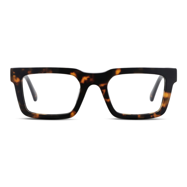 Salvador lentes ópticos carey tortoise vista angulada 3/4 para hombre #color_carey