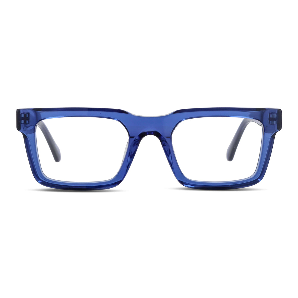 Salvador gafas ópticos azul perspectiva 3/4 para hombre #color_azul