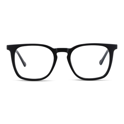 anteojos lentes para hombre y mujer de cara redonda grande acetato livianos y comodos #color_negro