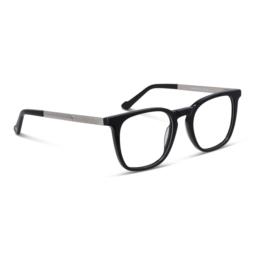 anteojos lentes para hombre y mujer de cara redonda grande acetato livianos y comodos #color_negro