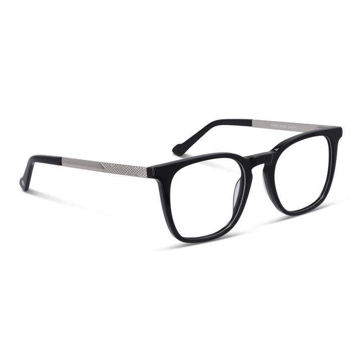 anteojos lentes para hombre y mujer de cara redonda grande acetato livianos y comodos #color_negro