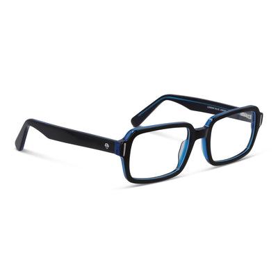 anteojos opticos lentes rectangulares  clasicos grandes negros opticos para hombre y mujer #color_azul