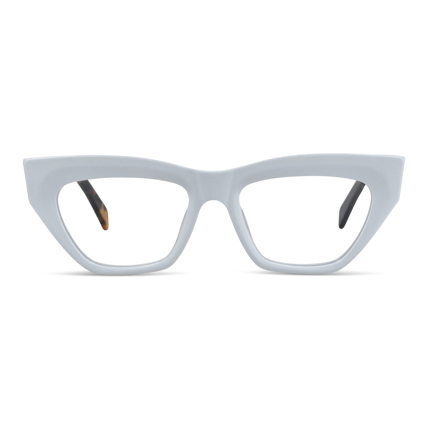 anteojos o gafas opticas para mujer lentes agatados de color blanco geometricos de moda de acetato livianos y delgados para mujer #color_blanco