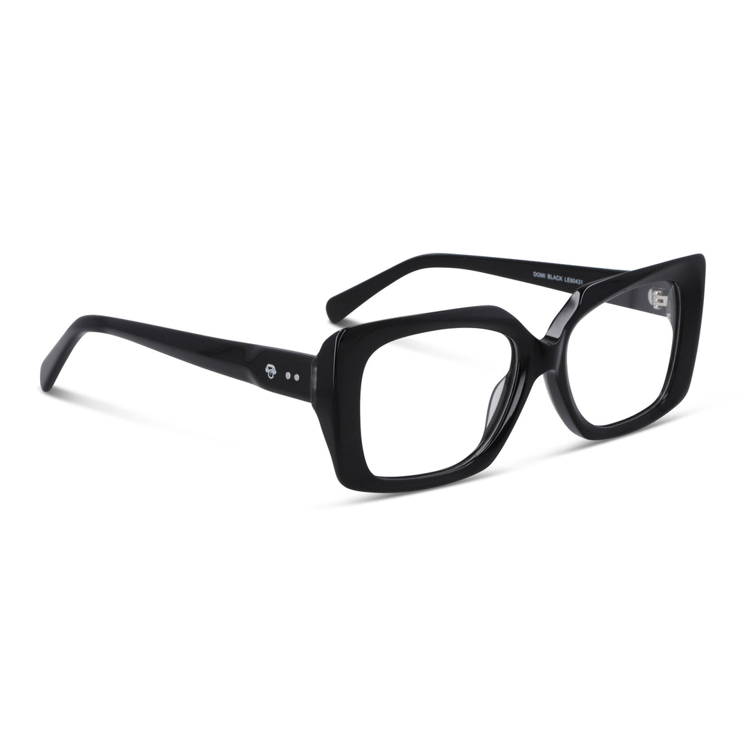 Domi en perspectiva 3/4 lentes de sol hombre tono negro #color_negro