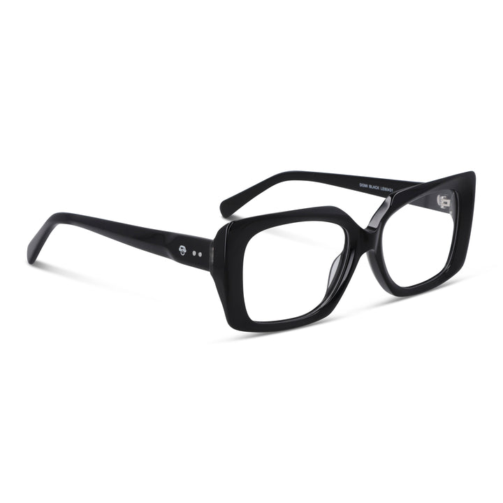 Domi en perspectiva 3/4 lentes de sol hombre tono negro #color_negro