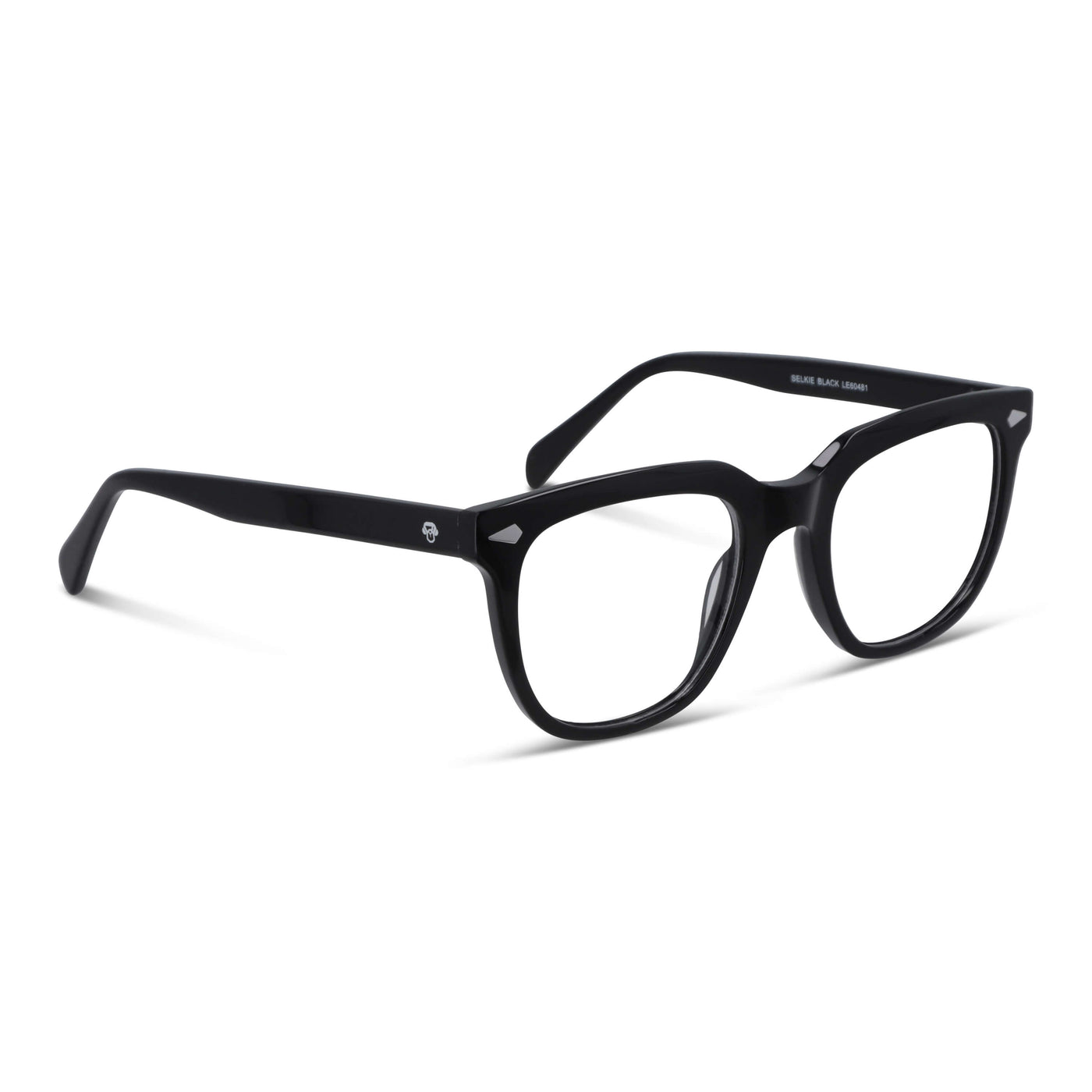 anteojos lentes para hombre y mujer de cara redonda grande acetato livianos y comodos #color_negro