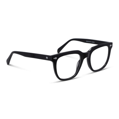 anteojos lentes para hombre y mujer de cara redonda grande acetato livianos y comodos #color_negro