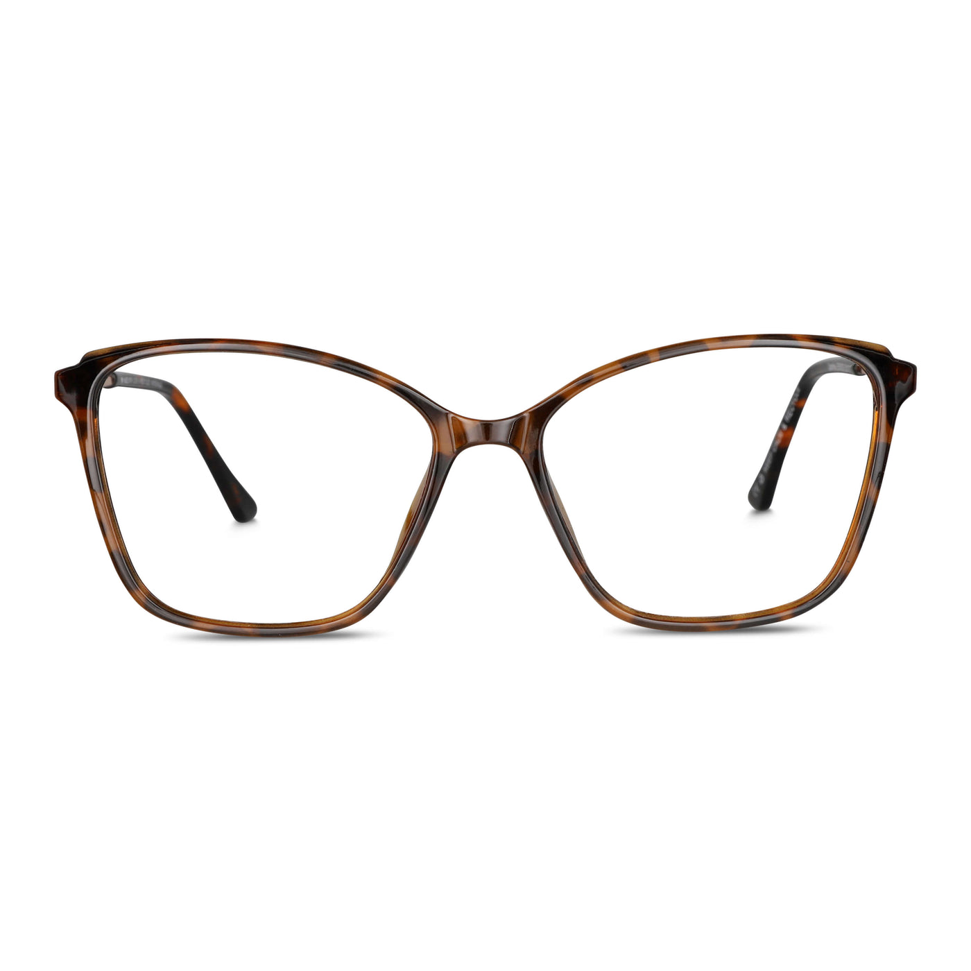 anteojos opticos para mujer de cara redonda grande con acetato de color carey. Distribuidor mayorista de opticas lentes plastico reciclado