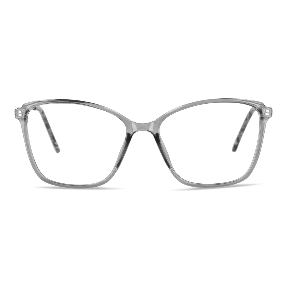 Carolina lentes pregraduados transparente vista frontal para mujer #color_transparente #foto_frontal