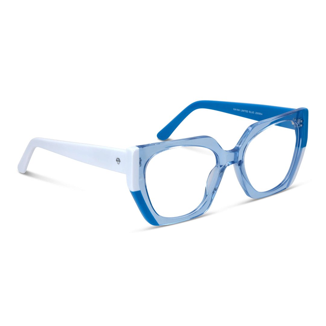 anteojos marcos ópticos oversize xl para mujer de cara redonda grande de diseñador de moda #color_azul