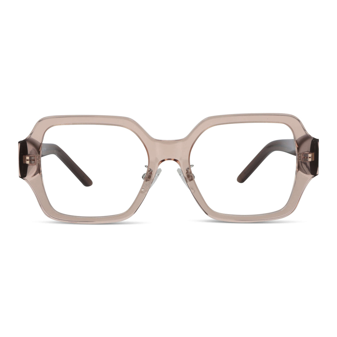 Venus lentes de sol champagne vista frontal diseño universal #color_champagne