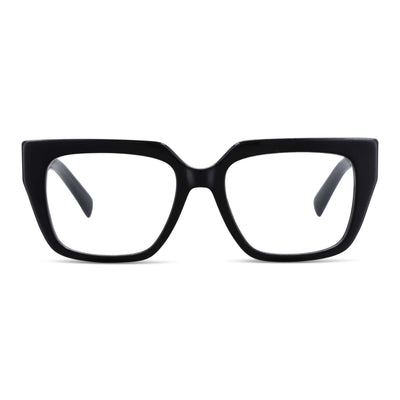 anteojos marcos ópticos oversize xl para mujer de cara redonda grande #color_negro