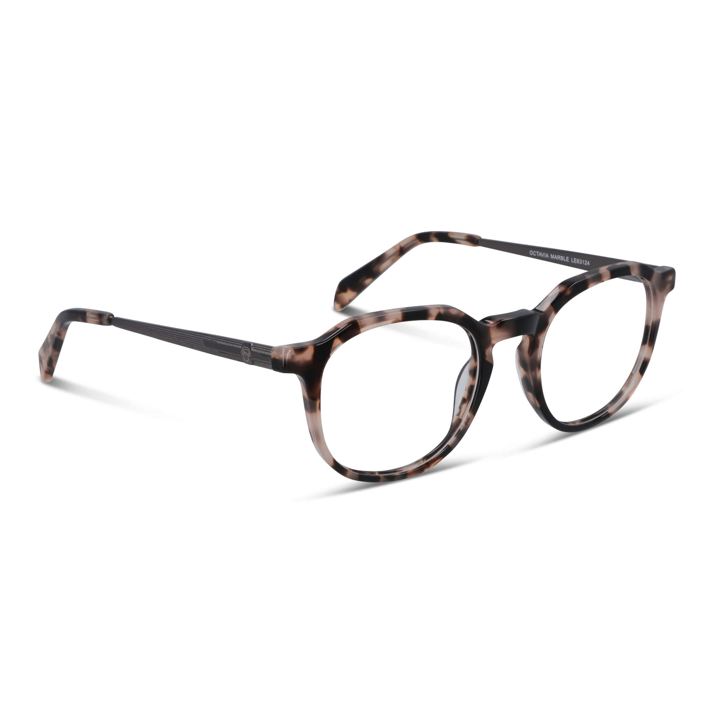 anteojos armazones opticos octagonales geometricos hombre mujer sustentable acetato #color_marble