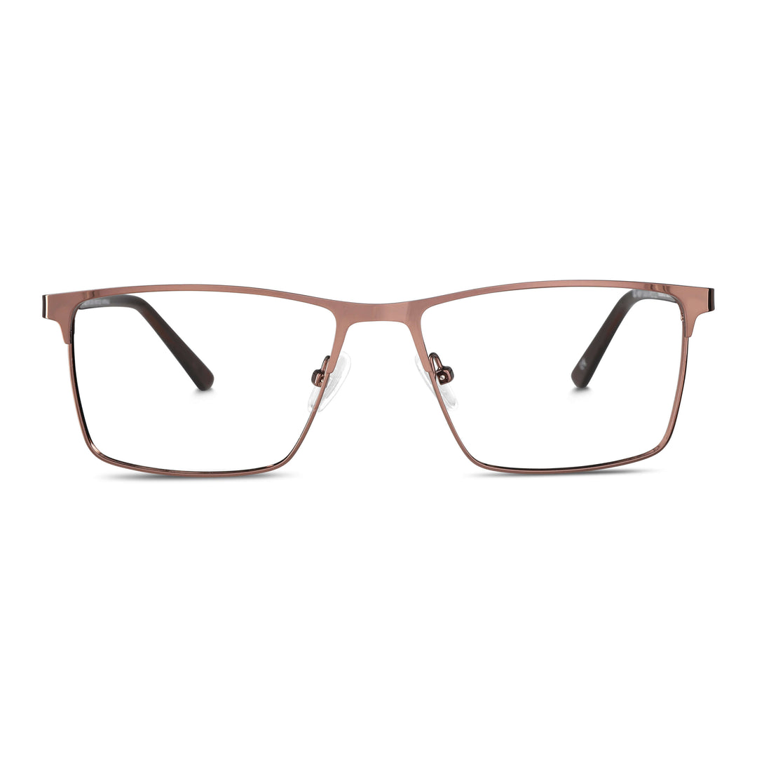 Francisco Lentes Opticos Rectangulares Hombre Mujer Cara Redonda