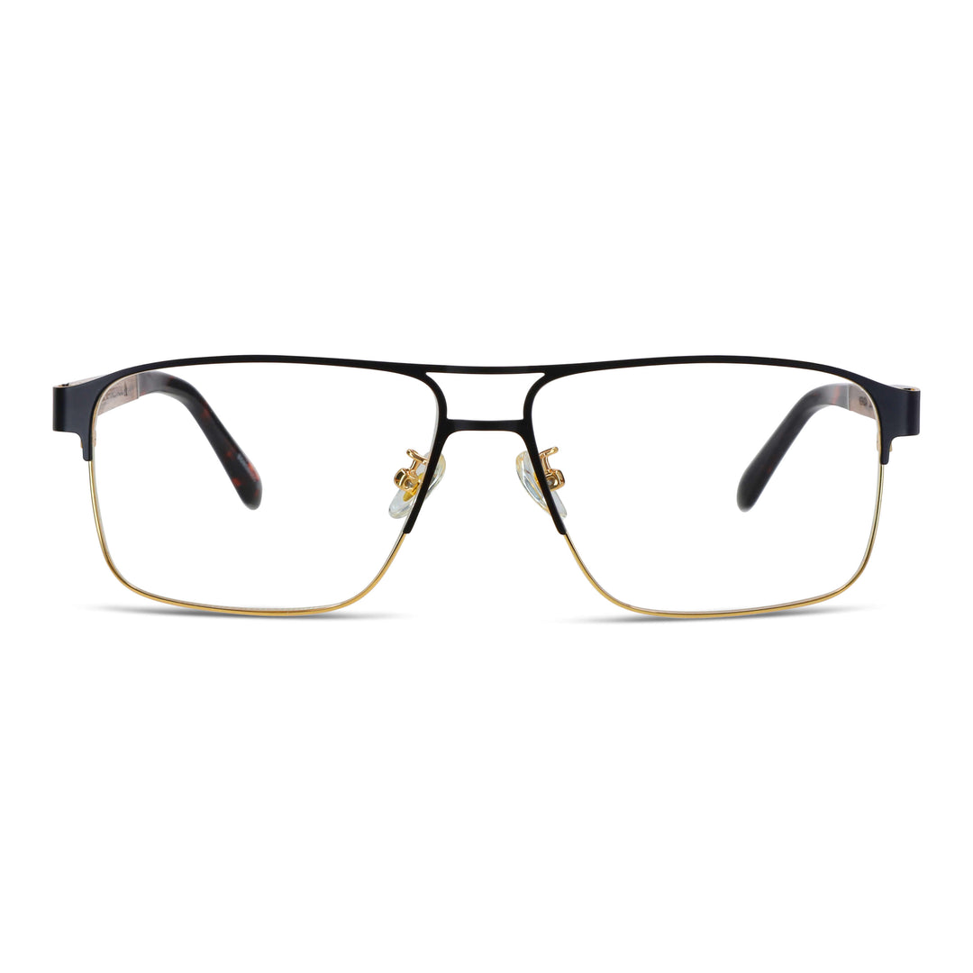 Lentes marcos Ópticos Metálicos Hombre Mujer Cara Redonda Neruda