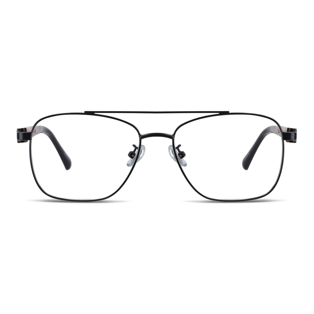 lentes metalicos rectangulares acero inoxidable madera opticos receta bifocales multifocales hombre mujer retro vision sustentable mayorista distribuidor aviador.jpg #color_negro