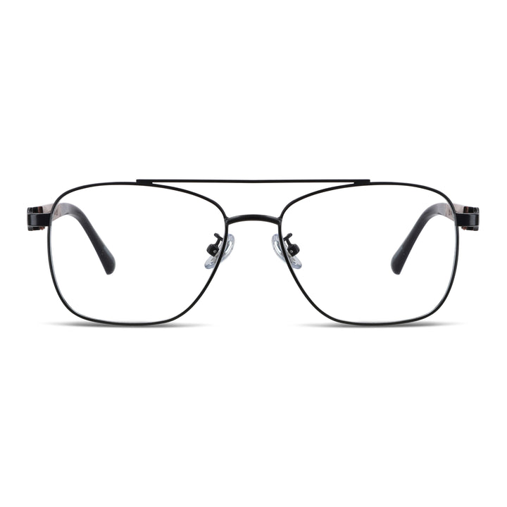 lentes metalicos rectangulares acero inoxidable madera opticos receta bifocales multifocales hombre mujer retro vision sustentable mayorista distribuidor aviador.jpg #color_negro