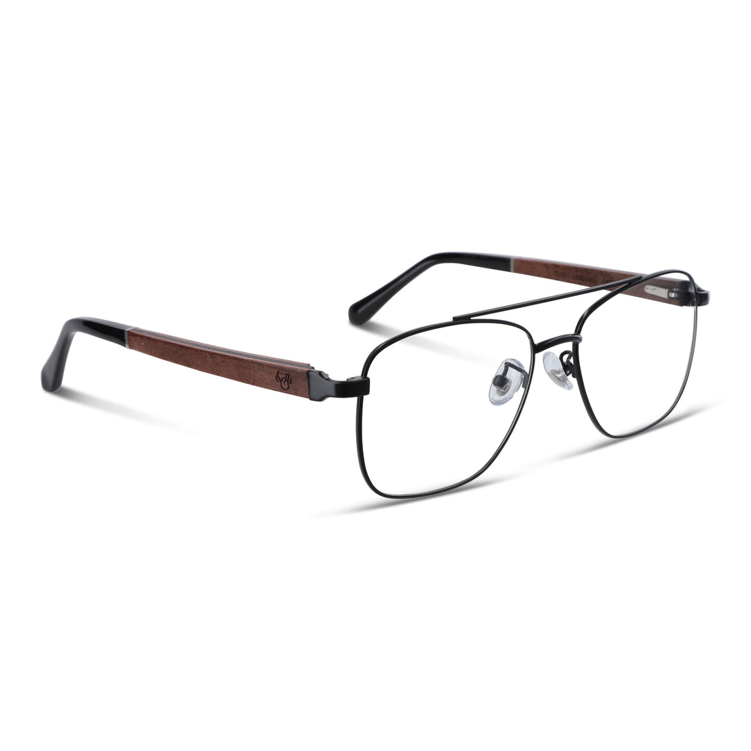lentes metalicos rectangulares acero inoxidable madera opticos receta bifocales multifocales hombre mujer retro vision sustentable mayorista distribuidor aviador.jpg #color_negro